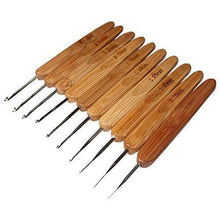Load image into Gallery viewer, Bamboo Crochet Hook Needle Set