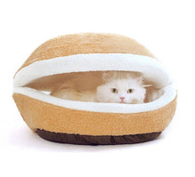 Load image into Gallery viewer, Cat Hamburger Bed